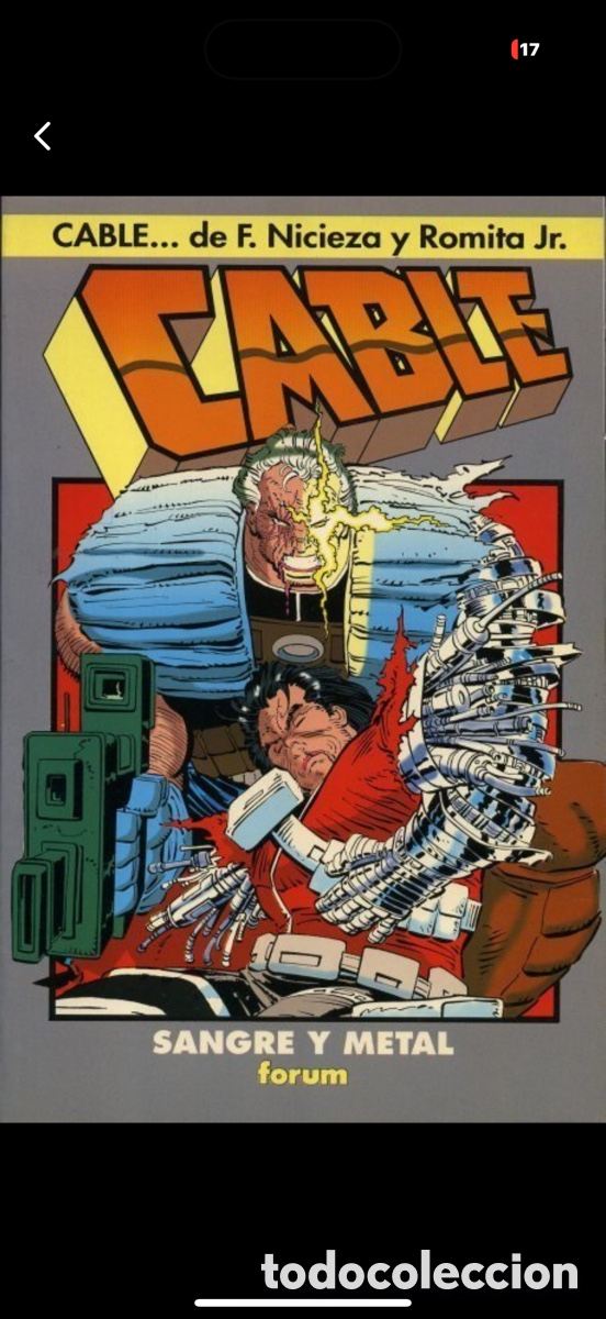 C&oacute;mics: Colecci&oacute;n One Shot n&uacute;m. 3. Cable: Sangre y Metal - Foto 1