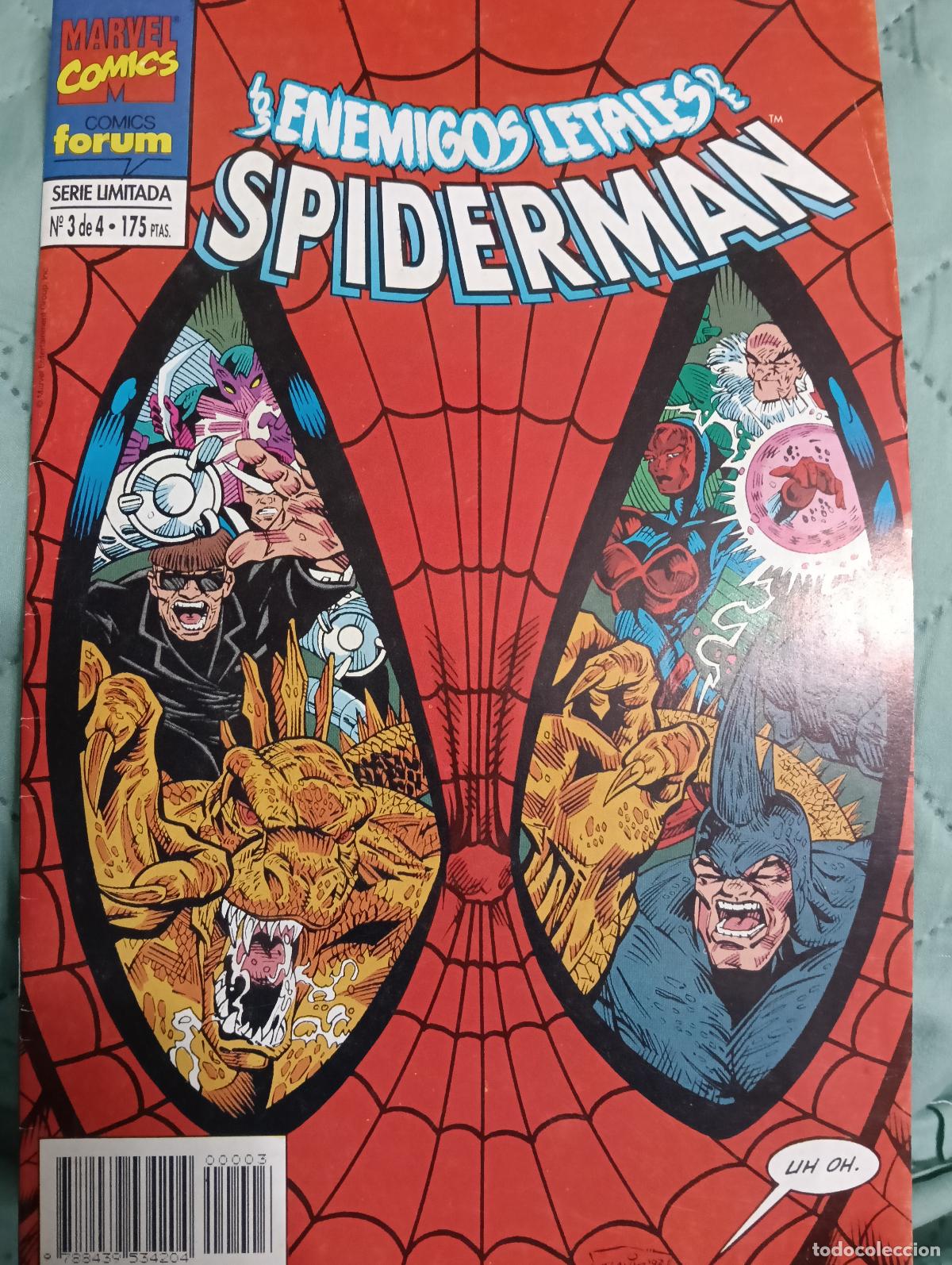 C&oacute;mics: ENEMIGOS LETALES SPIDERMAN N&ordm; 3 FORUM - Foto 1