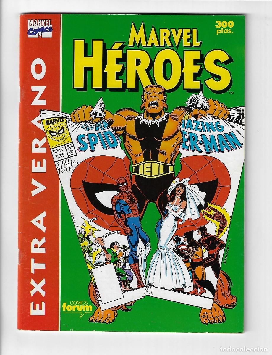 Comics : Planeta. Forum. Marvel h&eacute;roes. Extra verano. 1991