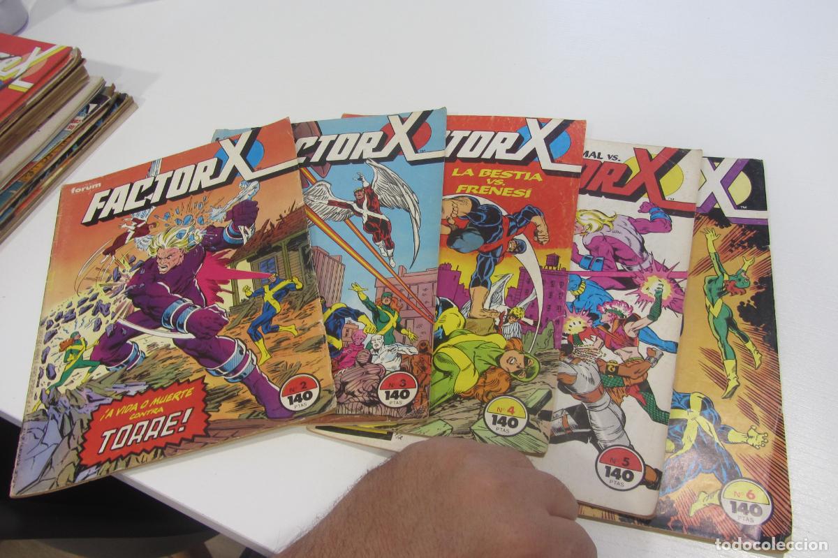 C&oacute;mics: LOTE FACTOR X N&ordm; 2 3 4 5 6 MARVEL - FORUM ARX261 - Foto 1