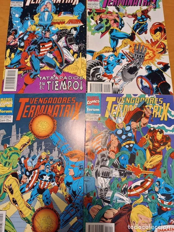 C&oacute;mics: VENGADORES TERMINATRIX, 4 NUMEROS FORUM COMPLETO - Foto 1