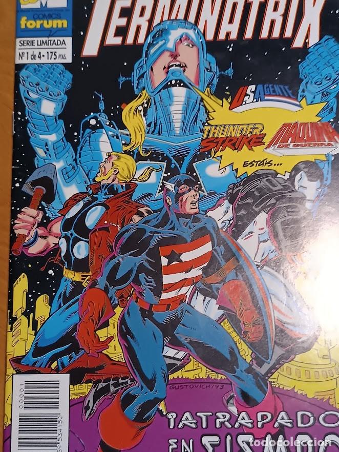 C&oacute;mics: VENGADORES TERMINATRIX, 4 NUMEROS FORUM COMPLETO - Foto 2