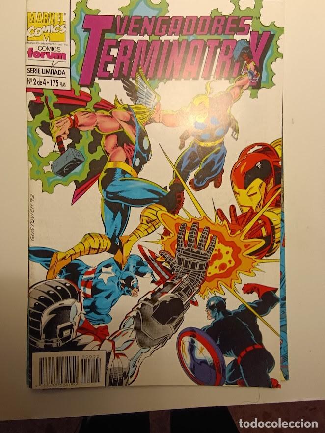 C&oacute;mics: VENGADORES TERMINATRIX, 4 NUMEROS FORUM COMPLETO - Foto 3