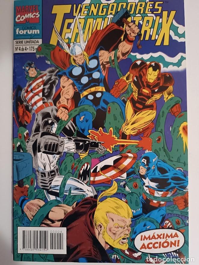 C&oacute;mics: VENGADORES TERMINATRIX, 4 NUMEROS FORUM COMPLETO - Foto 5