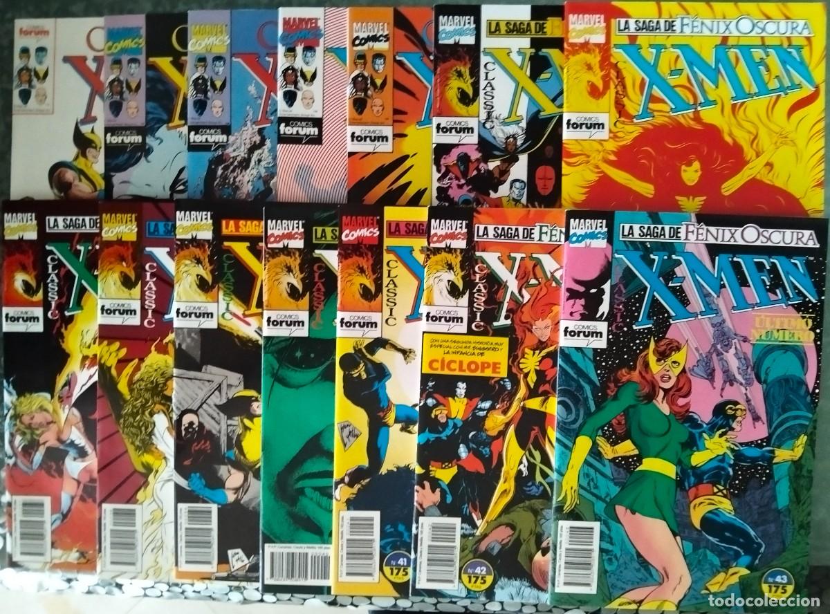 C&oacute;mics: CLASSICS X-MEN (1&ordf; EDICI&Oacute;N). 43 Nos. COLECCI&Oacute;N COMPLETA. EDICIONES FORUM (Formato grapa) - Foto 3