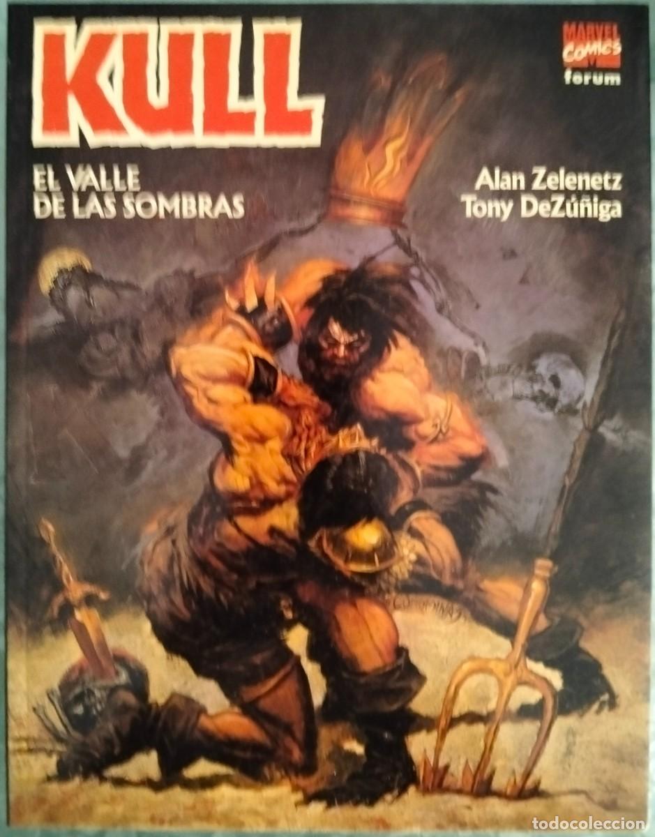 C&oacute;mics: KULL: EL VALLE DE LAS SOMBRAS. EDICIONES FORUM (Novela Gr&aacute;fica r&uacute;stica con solapas) - Foto 1
