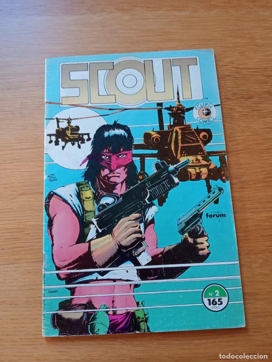 C&oacute;mics: LOTE CON 2 EJEMPLARES DE SCOUT, EL ELEGIDO DE LOS DIOSES (DE 19). GRAPA. ECLIPSE. FORUM. 1990. - Foto 3