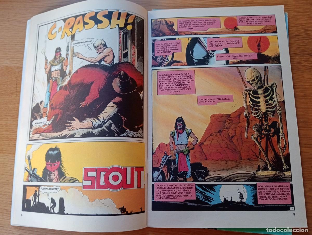 C&oacute;mics: LOTE CON 2 EJEMPLARES DE SCOUT, EL ELEGIDO DE LOS DIOSES (DE 19). GRAPA. ECLIPSE. FORUM. 1990. - Foto 6