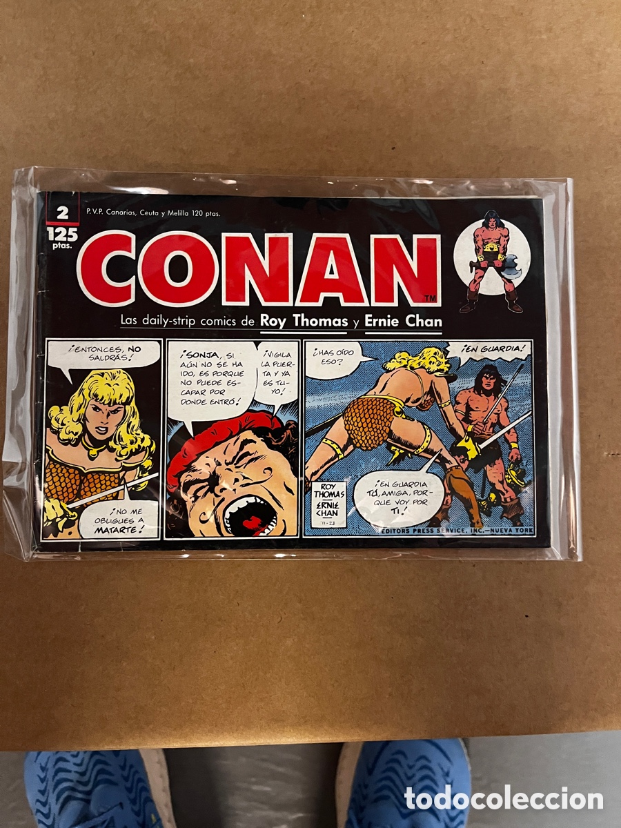 C&oacute;mics: Conan el b&aacute;rbaro .Las daily-strip comics. Roy Thomas. N&uacute;mero 2 - Foto 1