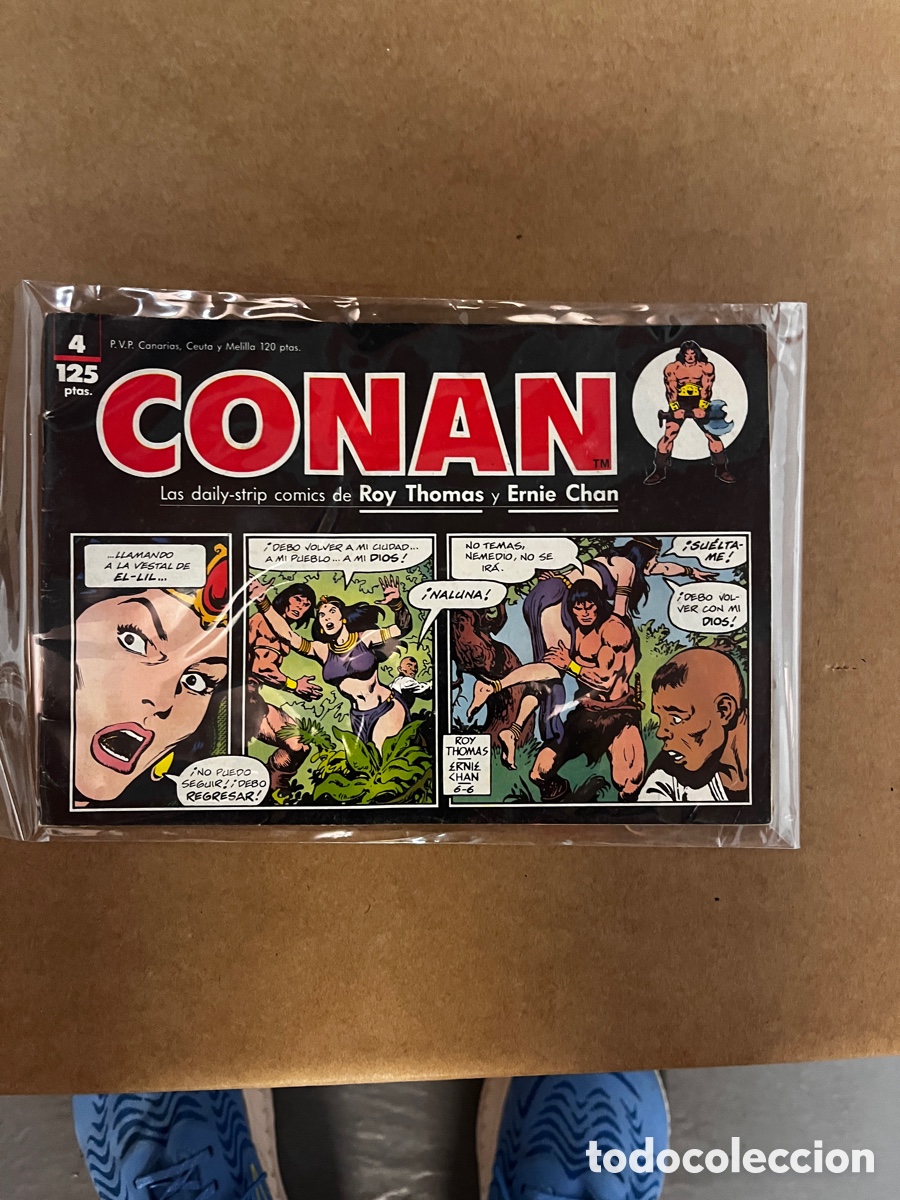 C&oacute;mics: Conan el b&aacute;rbaro .Las daily-strip comics. Roy Thomas. N&uacute;mero 4 - Foto 1