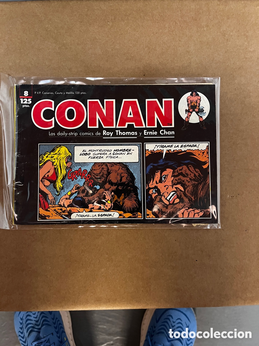 C&oacute;mics: Conan el b&aacute;rbaro .Las daily-strip comics. Roy Thomas.N&uacute;mero 8 - Foto 1
