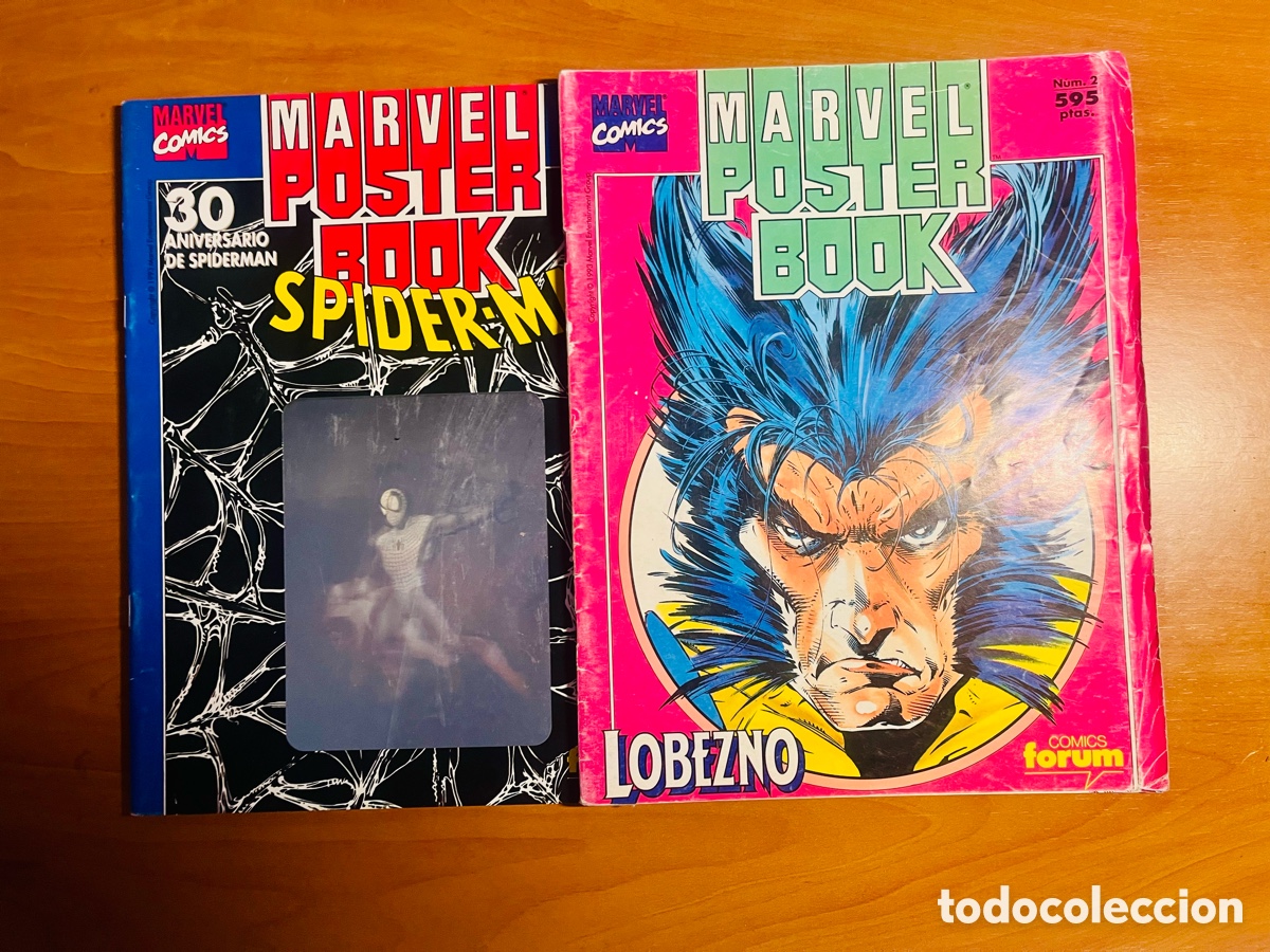 C&oacute;mics: MARVEL P&Oacute;STER BOOK, LOBEZNO Y SPIDERMAN, N&Uacute;MERO 2 y 3, (MARVEL COMICS/FORUM) - Foto 1