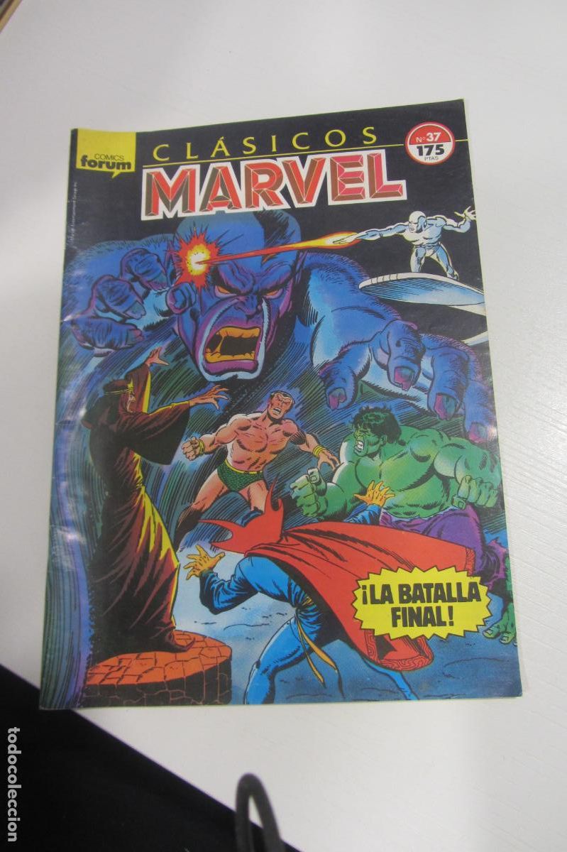C&oacute;mics: CLASICOS MARVEL N&ordm; 37 &iexcl;LA BATALLA FINAL! COMICS FORUM 1990 ARX207 - Foto 1