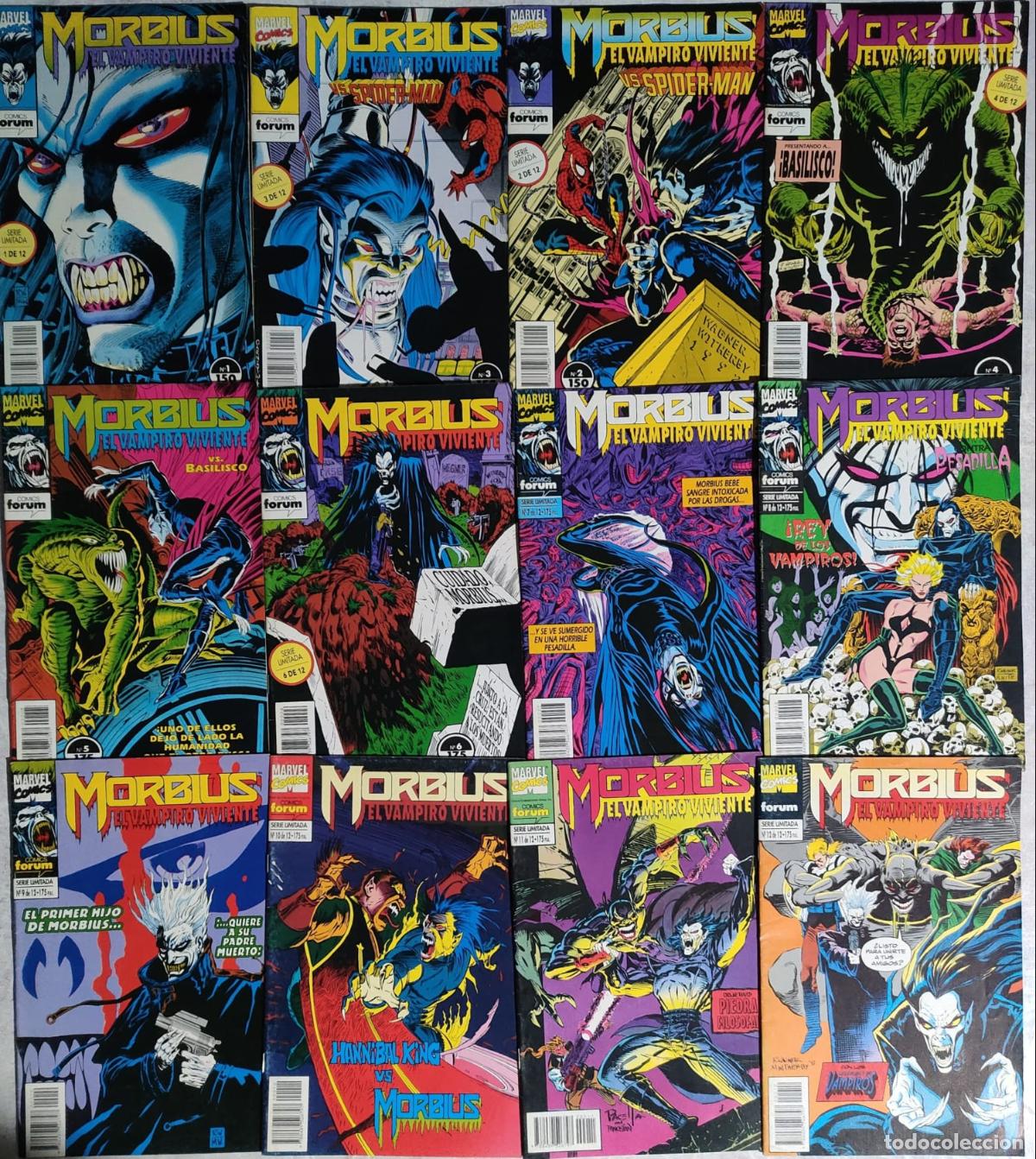 C&oacute;mics: MORBIUS EL VAMPIRO VIVIENTE COMPLETA 12 NUMEROS - Foto 1