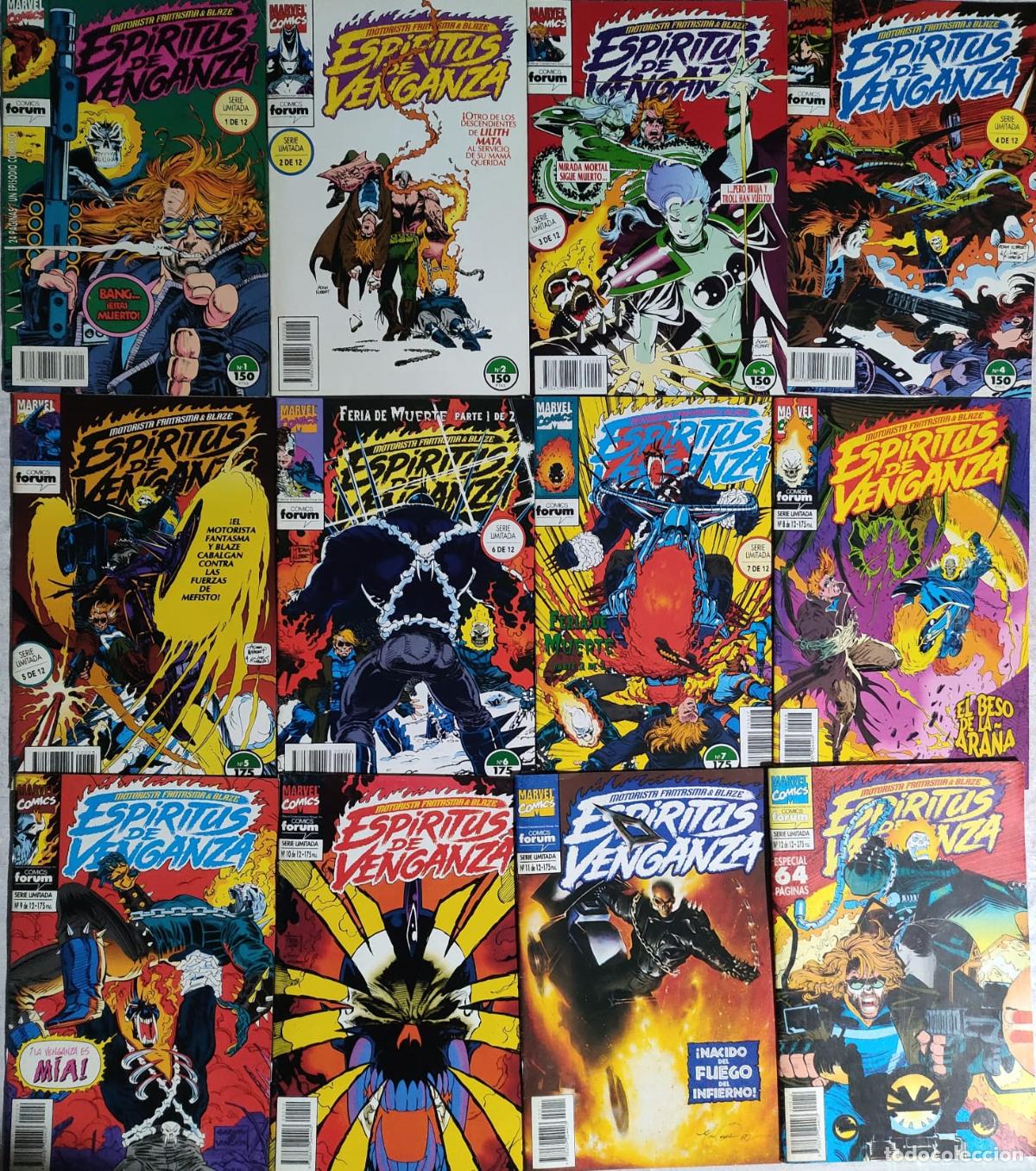 C&oacute;mics: ESPIRITUS DE VENGANZA COMPLETA 12 NUMEROS - Foto 1