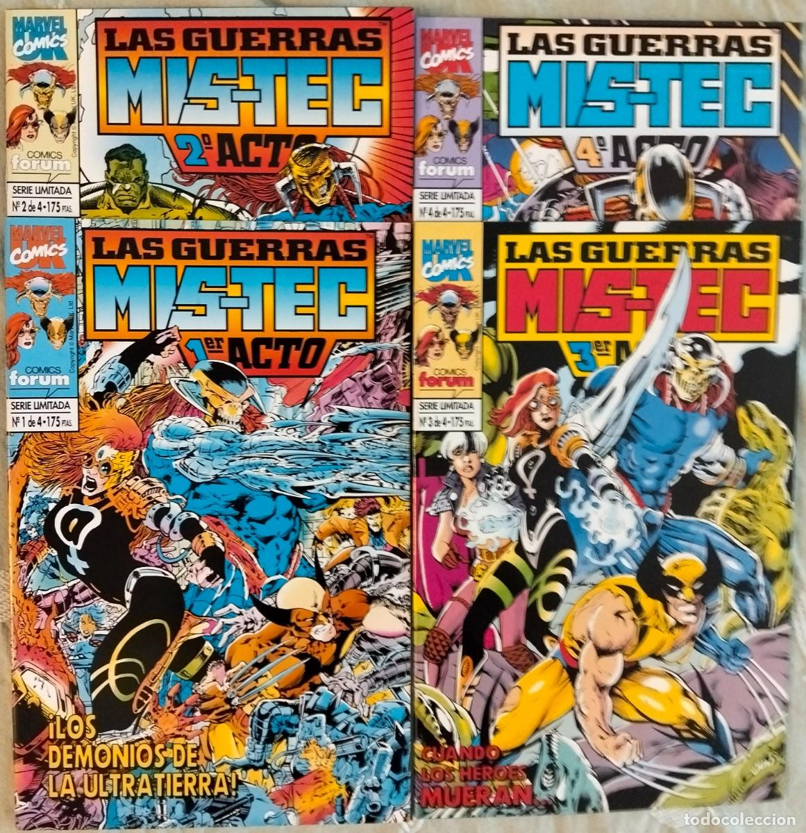 C&oacute;mics: LAS GUERRAS MIS-TEC. SERIE LIMITADA DE 4 Nos. EDICIONES FORUM (Formato grapa) - Foto 1