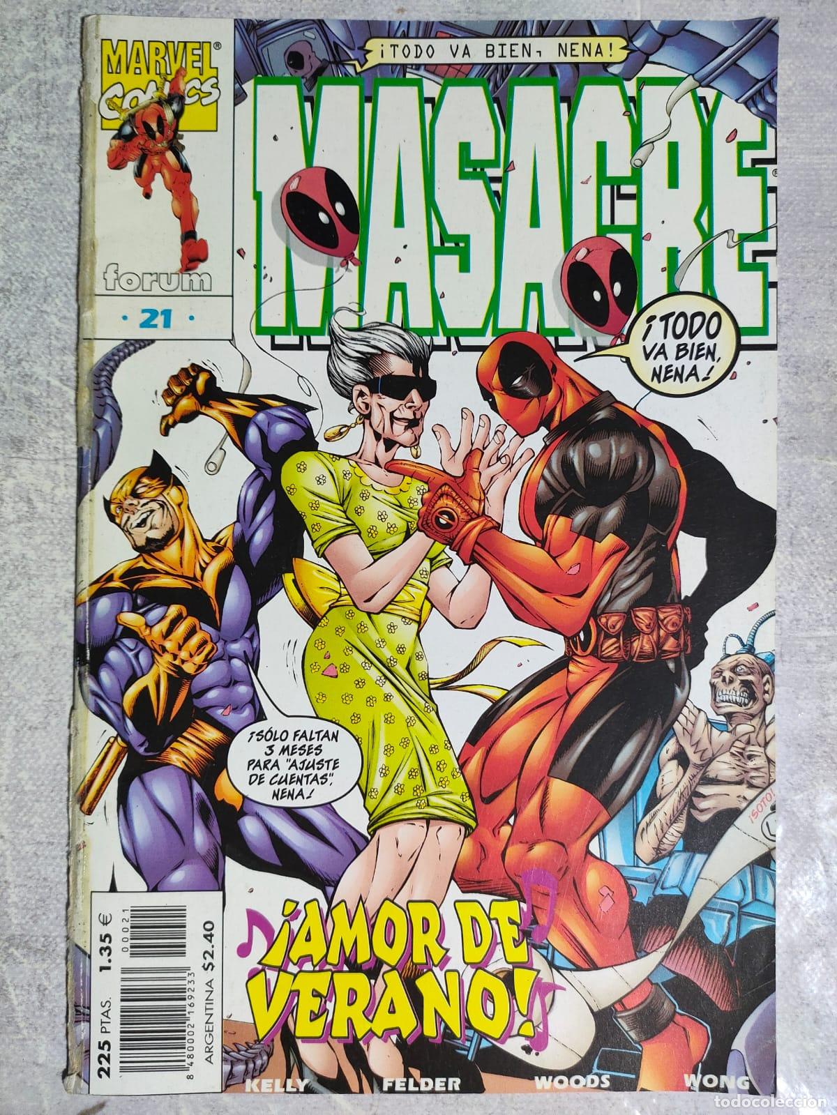 C&oacute;mics: MASACRE VOL 3 NUMERO 1 PROVIENE DE RETAPADO - Foto 1
