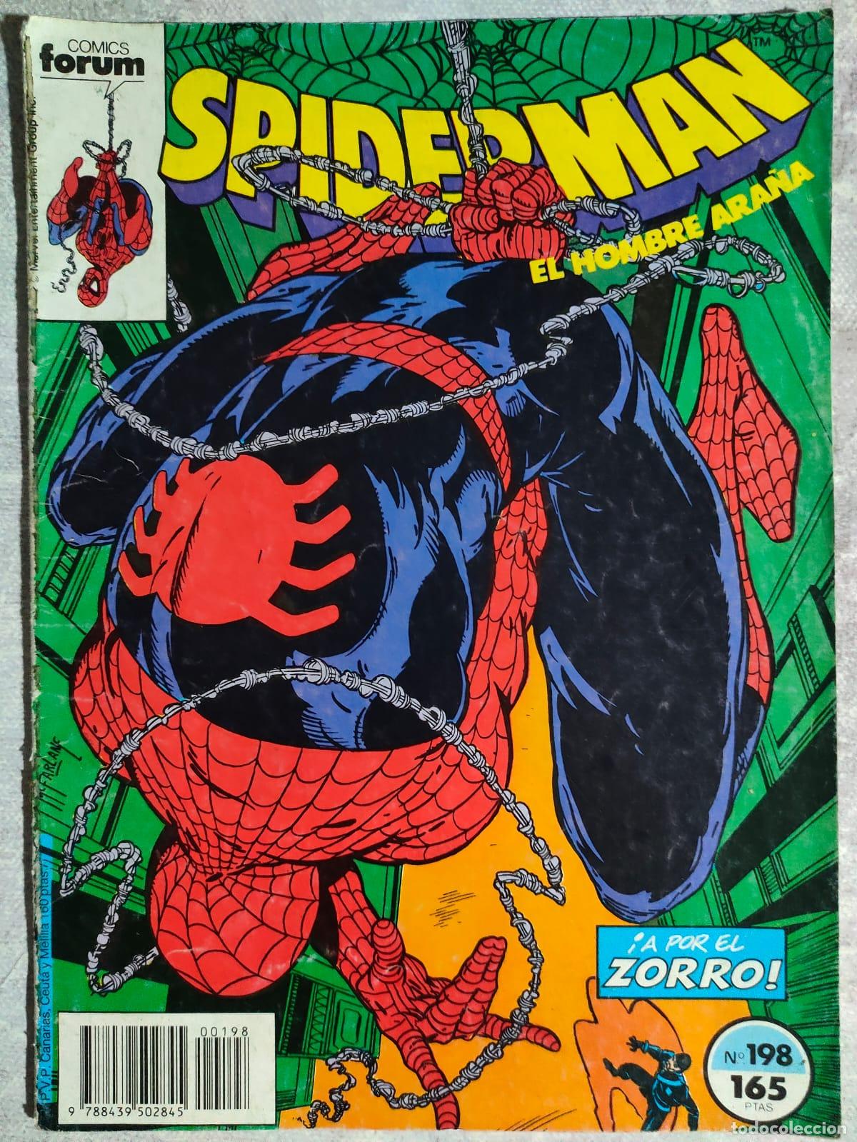 C&oacute;mics: SPIDERMAN VOL 1 NUMERO 198 PROVIENE DE RETAPADO - Foto 1