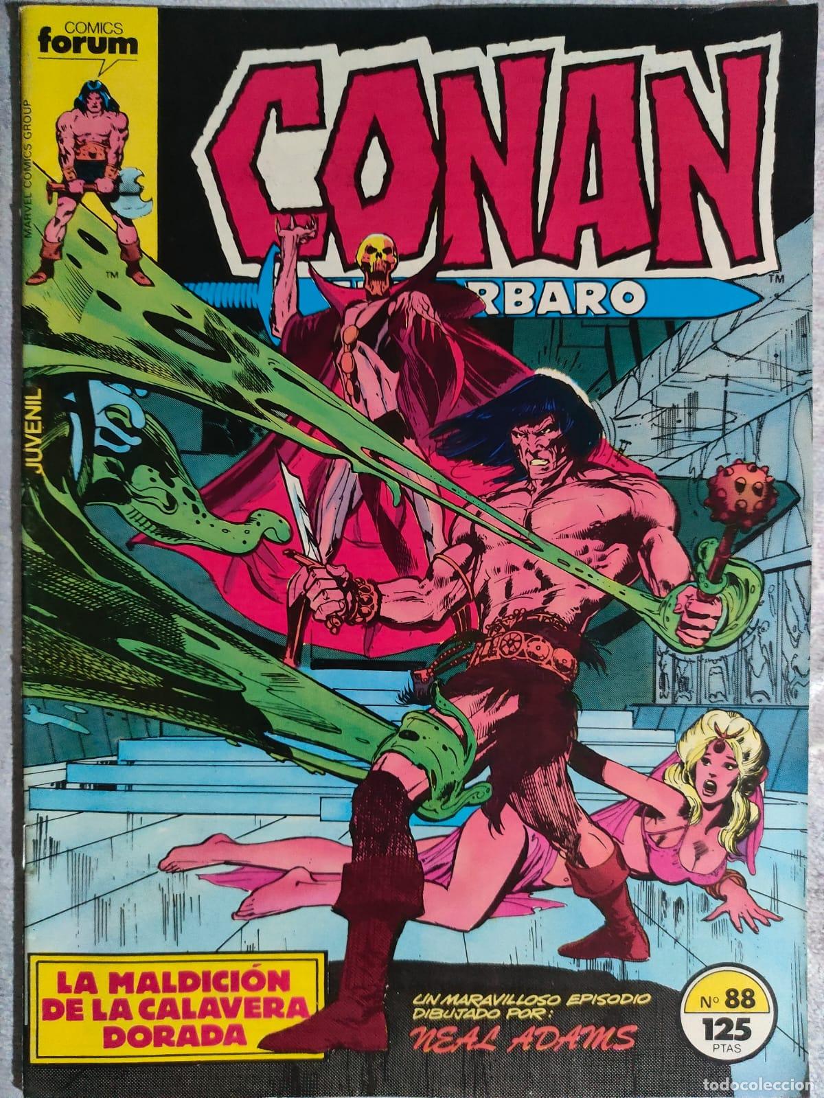 C&oacute;mics: CONAN EL BARBARO NUMERO 88 EDICION 1983-1994 - Foto 1