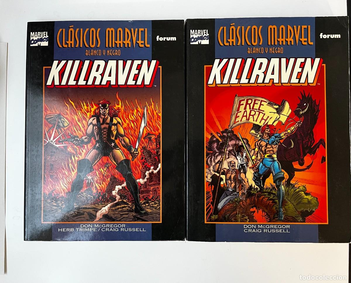 C&oacute;mics: KILLRAVEN COMPLETA CLASICOS MARVEL BLANCO Y NEGRO FORUM - Foto 1