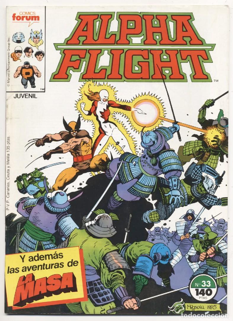 C&oacute;mics: COMIC GRAPA ALPHA FLIGHT N&ordm; 33 LA MASA FORUM PLANETA DEAGOSTINI 1987 - Foto 1