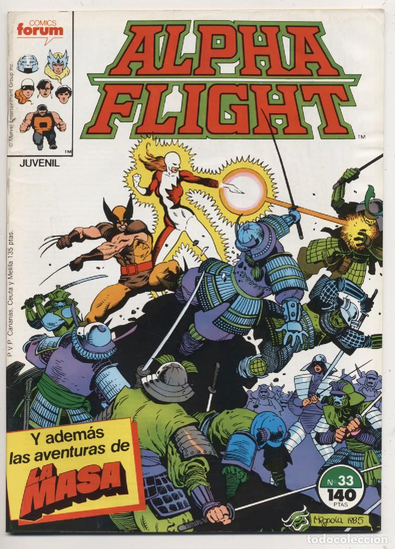 C&oacute;mics: COMIC GRAPA ALPHA FLIGHT N&ordm; 33 LA MASA FORUM PLANETA DEAGOSTINI 1987 - Foto 1