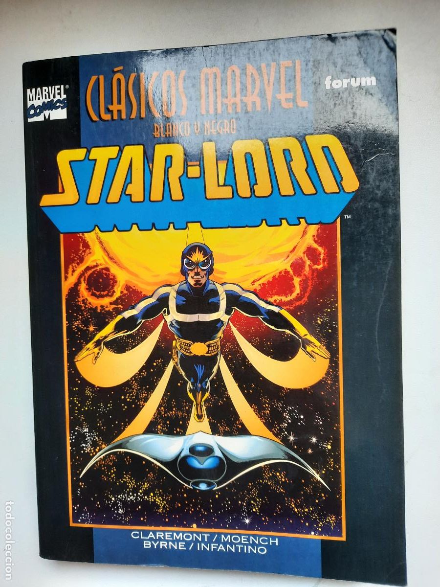 C&oacute;mics: CL&Aacute;SICOS MARVEL B/N: STARLORD -ED. FORUM - Foto 1