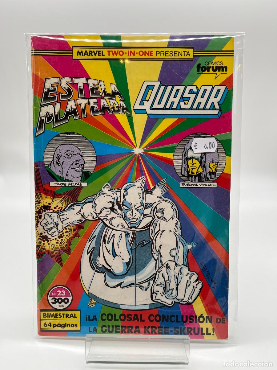 C&oacute;mics: MARVEL TWO IN ONE- ESTELA PLATEADA Y QUASAR (Ed. Comics Forum) N&ordm; 23 - Foto 1