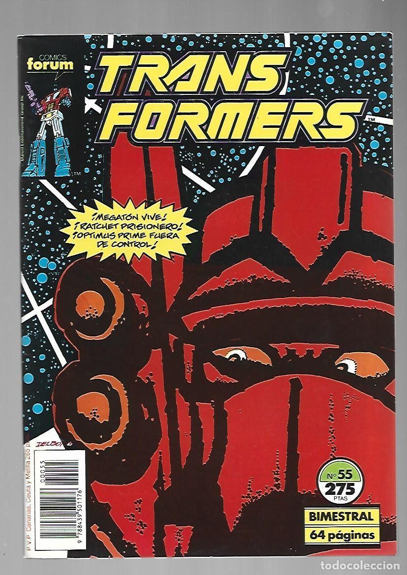 C&oacute;mics: Transformers 55, 1990, Forum, muy buen estado - Foto 1