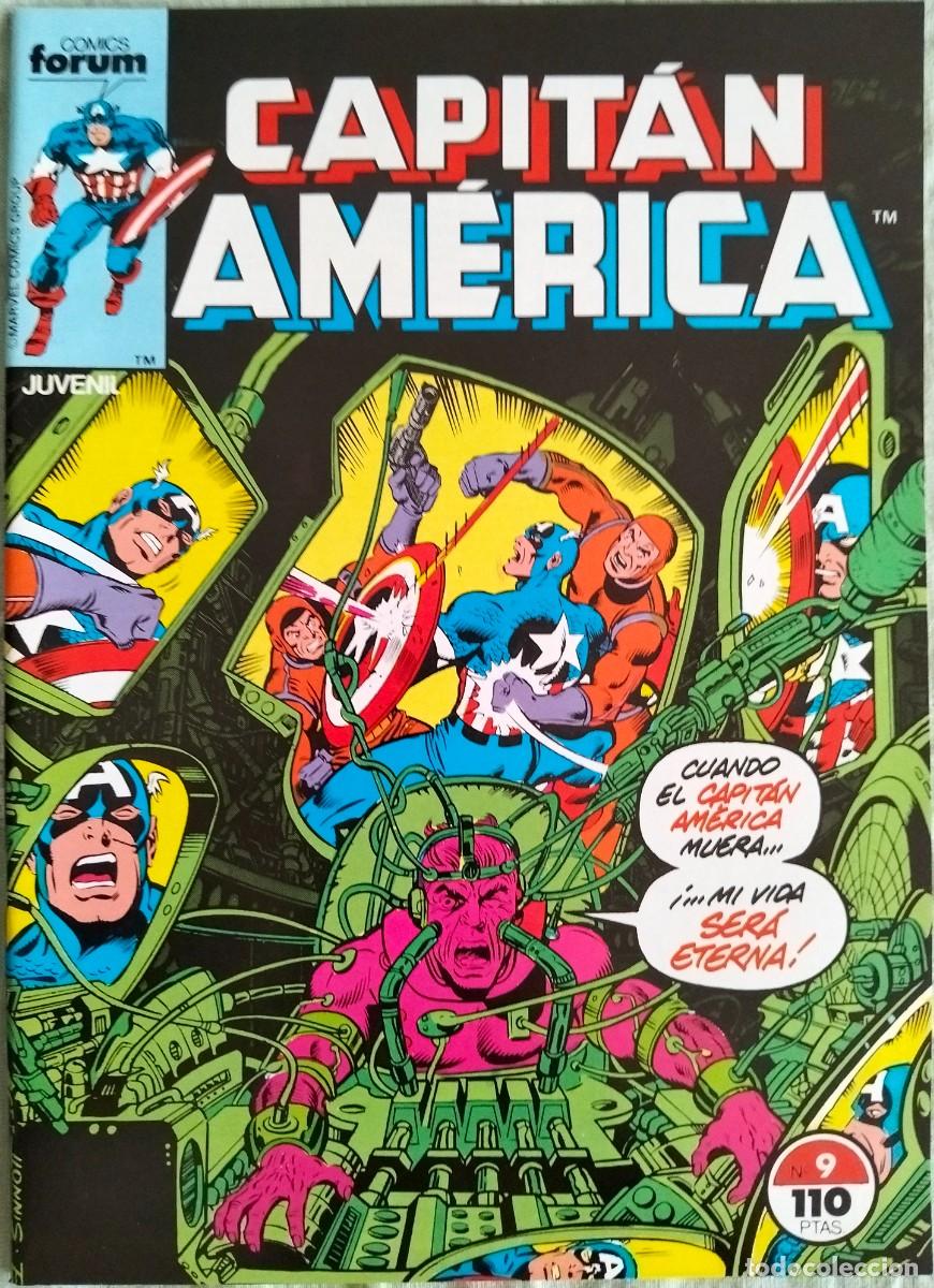 C&oacute;mics: CAPIT&Aacute;N AM&Eacute;RICA Vol. 1, N&ordm; 9. EDICIONES FORUM (Formato grapa) - Foto 1