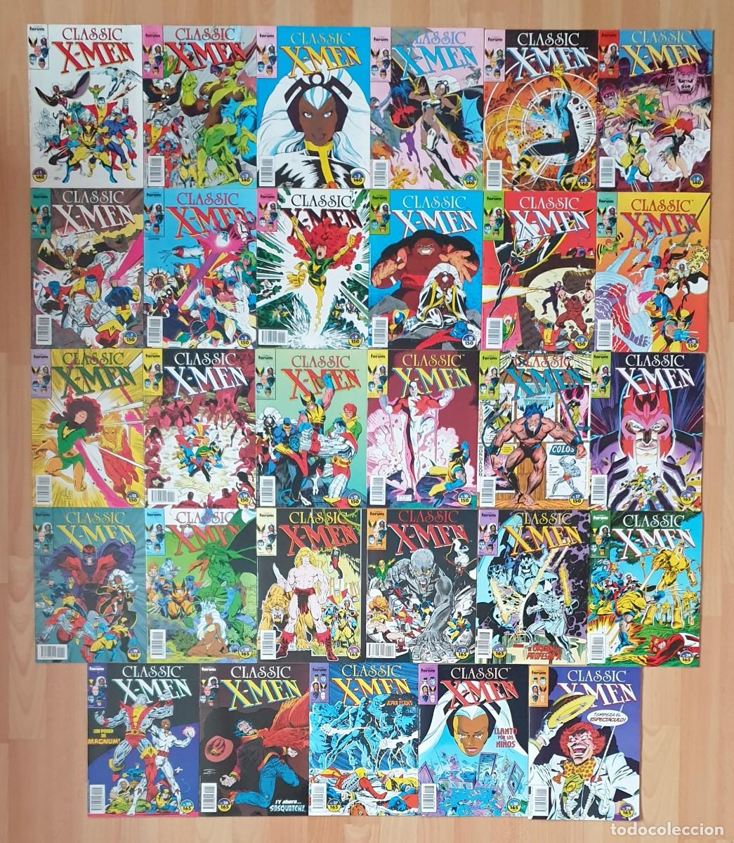 C&oacute;mics: CLASSIC X-MEN. Colecci&oacute;n completa de 43 comics. Comics Forum 1988 - Foto 1