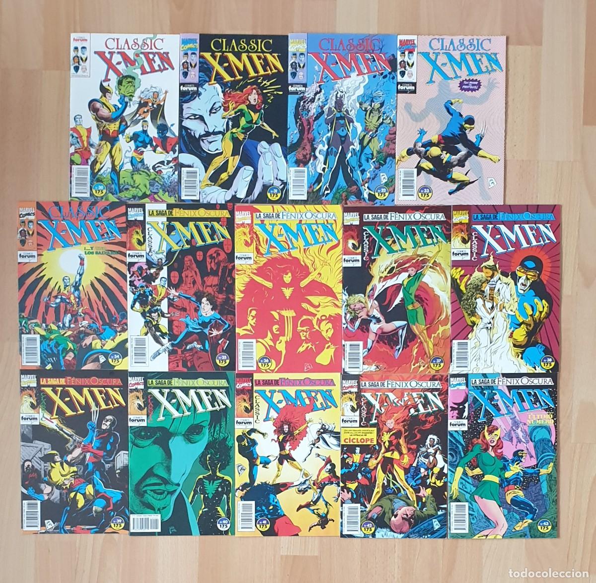 C&oacute;mics: CLASSIC X-MEN. Colecci&oacute;n completa de 43 comics. Comics Forum 1988 - Foto 2