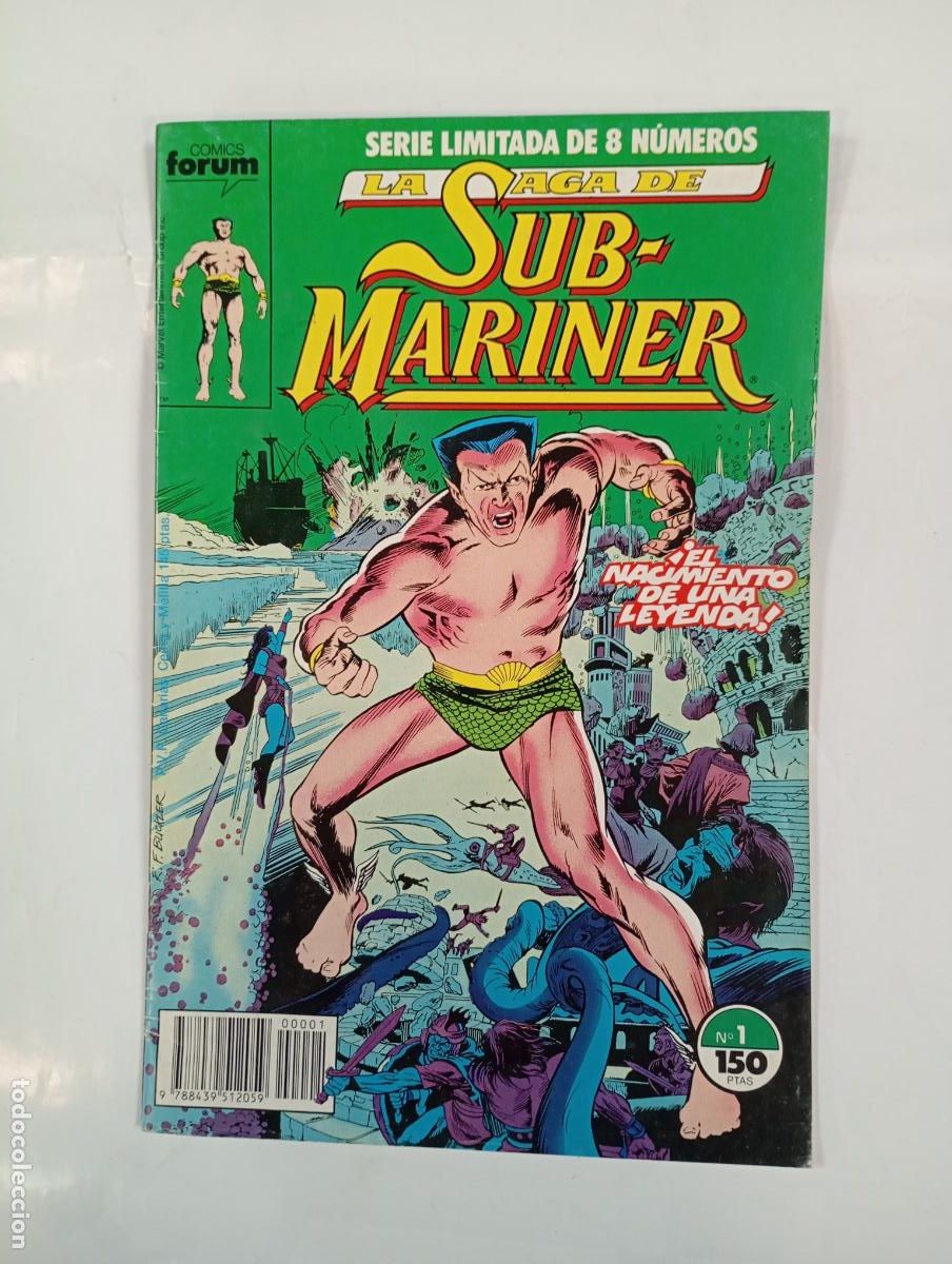 C&oacute;mics: LA SAGA DE SUBMARINER N&ordm; 1. MARVEL COMICS FORUM. TDKC33 - Foto 1