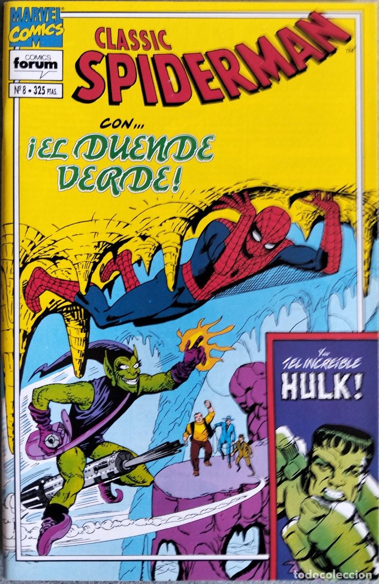 C&oacute;mics: SPIDERMAN CLASSIC N&ordm; 8. EDICIONES FORUM (Formato grapa) - Foto 1