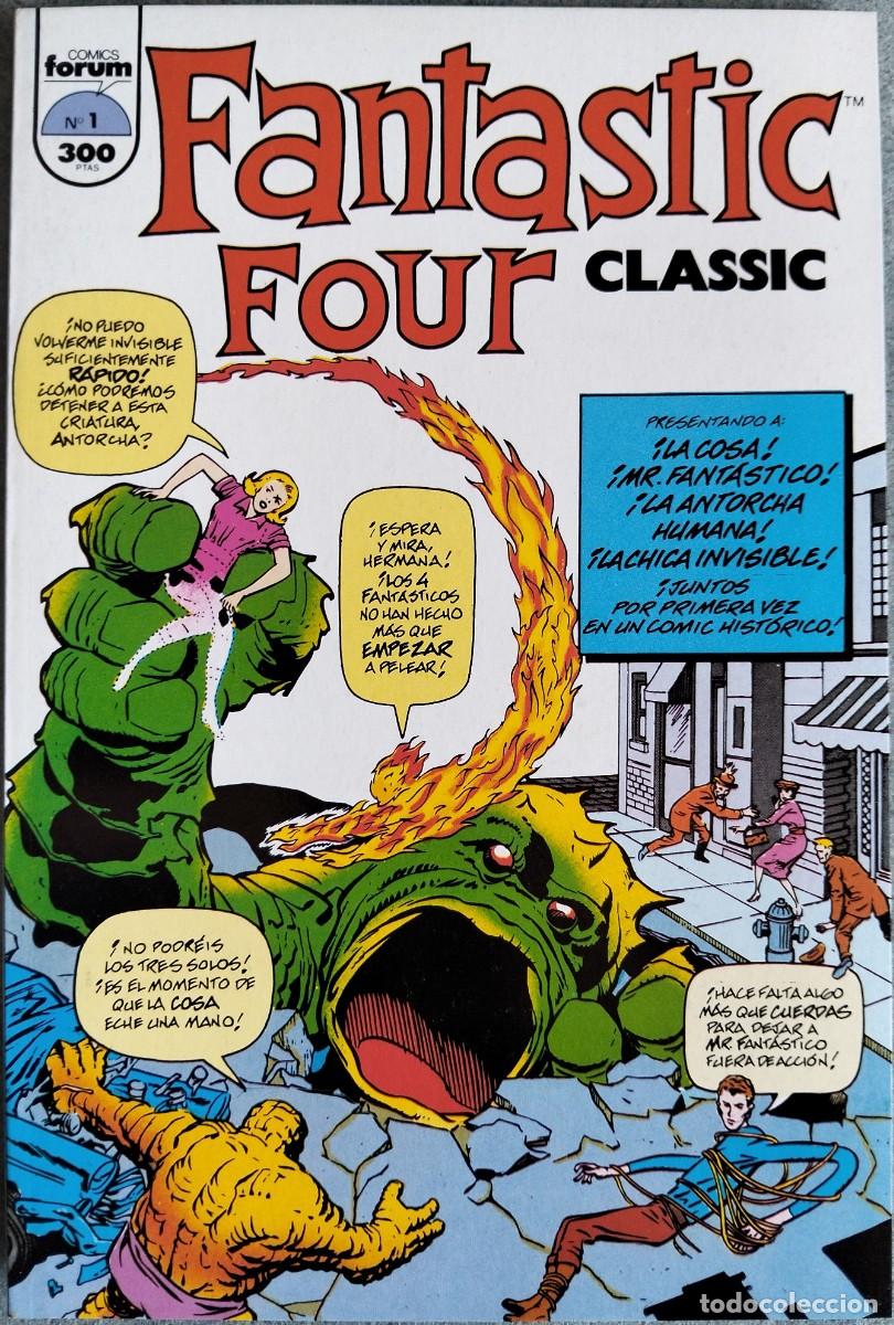 C&oacute;mics: FANTASTIC FOUR CLASSIC N&ordm; 1. EDICIONES FORUM (Formato prestigio) - Foto 1