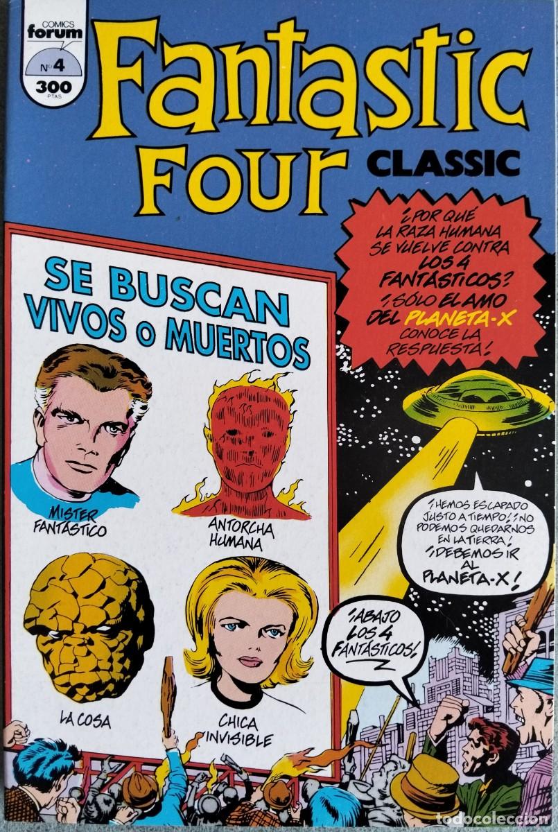 C&oacute;mics: FANTASTIC FOUR CLASSIC N&ordm; 4. EDICIONES FORUM (Formato prestigio) - Foto 1