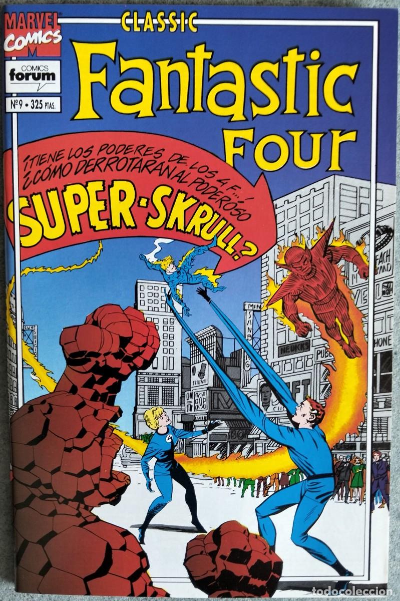 C&oacute;mics: FANTASTIC FOUR CLASSIC N&ordm; 9. EDICIONES FORUM (Formato grapa) - Foto 1
