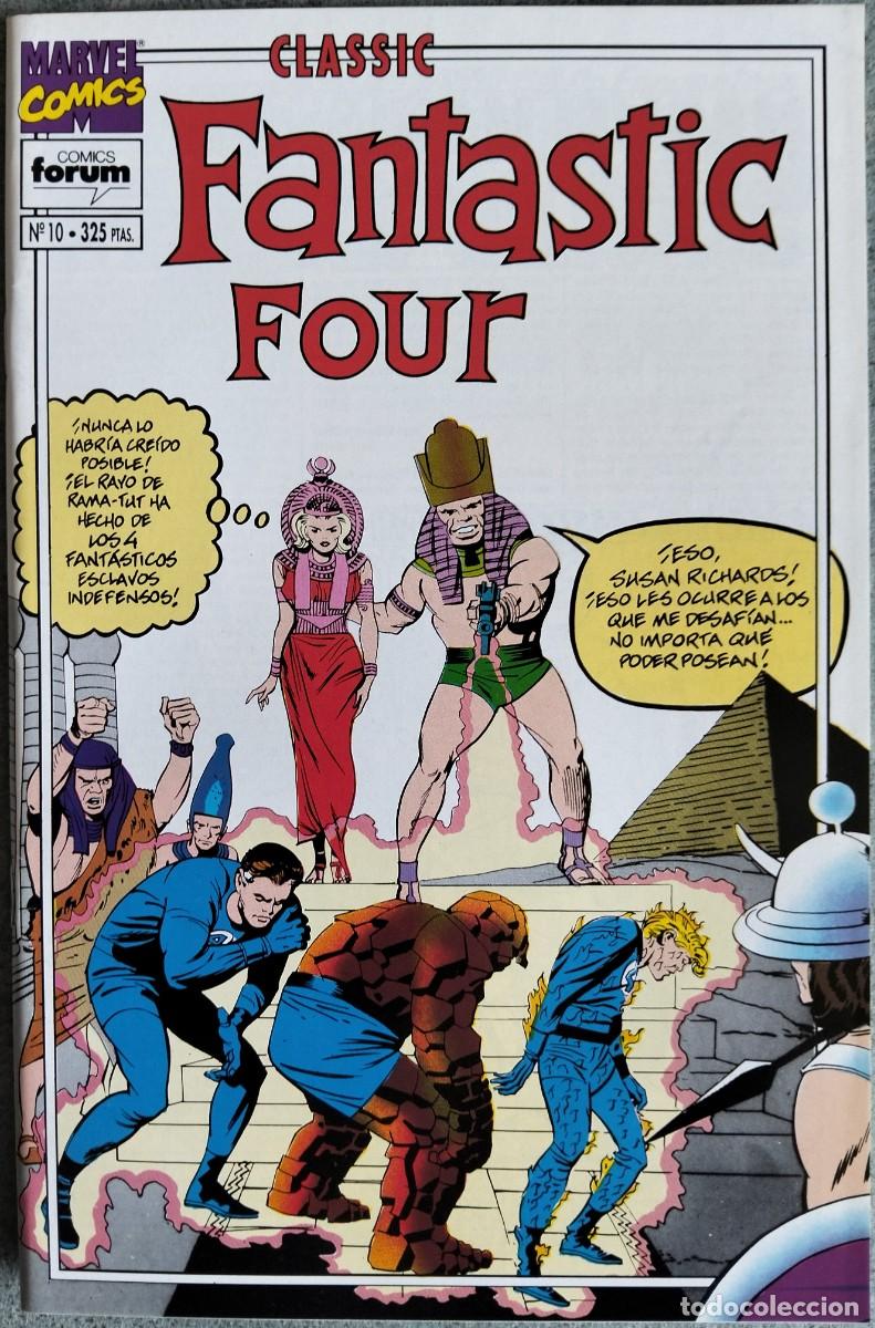 C&oacute;mics: FANTASTIC FOUR CLASSIC N&ordm; 10. EDICIONES FORUM (Formato grapa) - Foto 1