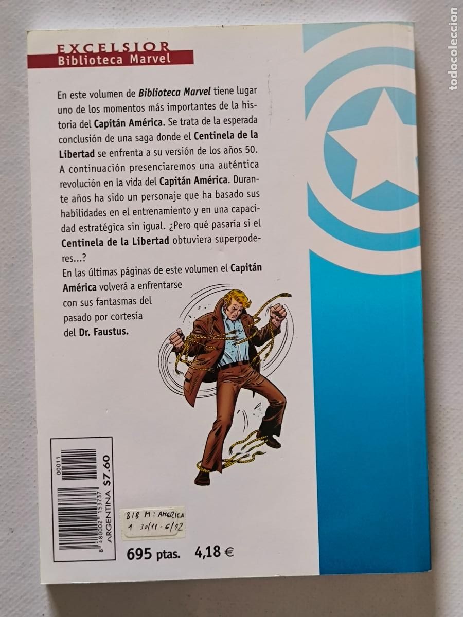 C&oacute;mics: CAPITAN AMERICA N&ordm; 11 - BIBLIOTECA MARVEL - FORUM (042) - Foto 2