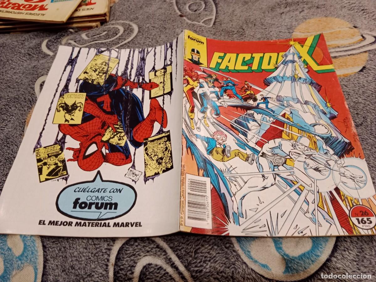 C&oacute;mics: FACTOR X VOL1 N&ordm;26 - REGALOS - COMICS FORUM 1990 - Foto 1