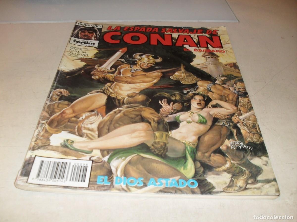 C&oacute;mics: LA ESPADA SALVAJE DE CONAN 98 CON SALOMON KANE DE COMPLEMENTODE 171.FORUM,1982 - Foto 1