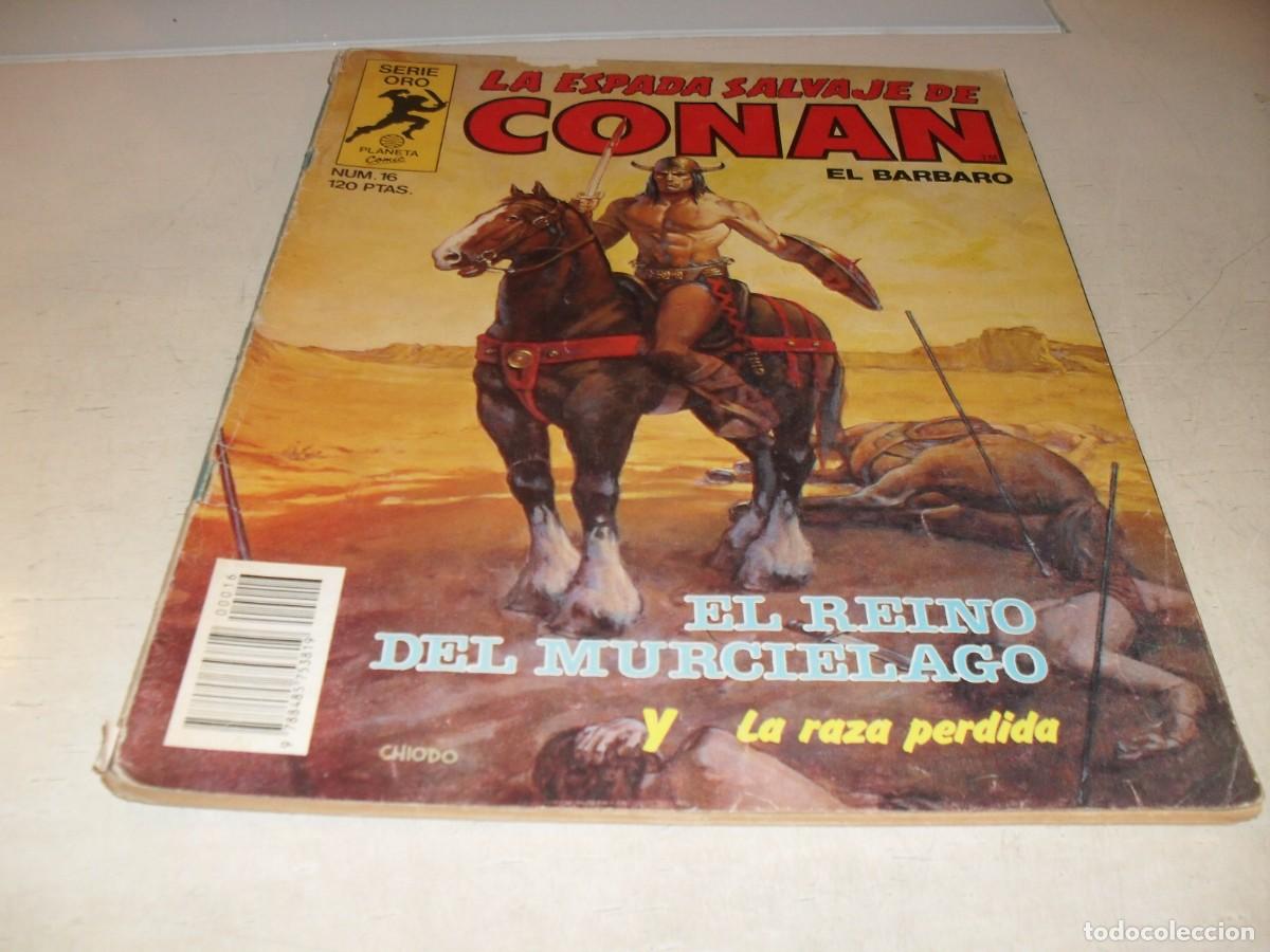 C&oacute;mics: LA ESPADA SALVAJE DE CONAN 16 CON COMPLEMENTO NUNCA REEDITADO,DE 171.FORUM,1982 - Foto 1