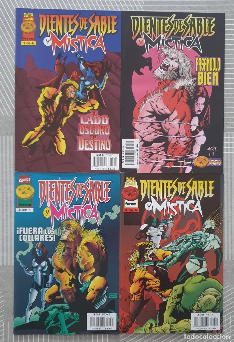 C&oacute;mics: DIENTES DE SABLE Y MISTICA. Serie Limitada de 4 comics. Comics Forum 1997 - Foto 1