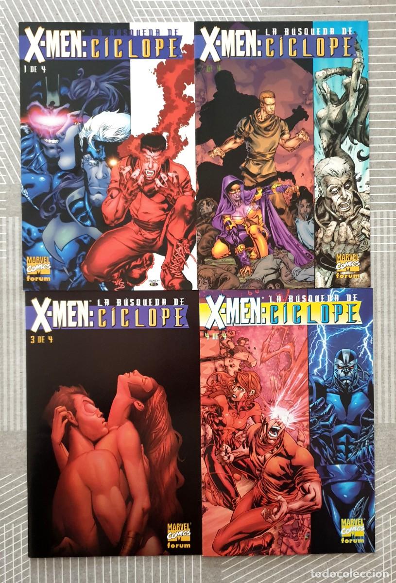 C&oacute;mics: X-MEN. LA BUSQUEDA DE CICLOPE. Serie Limitada de 4 comics. Comics Forum 2001 - Foto 1
