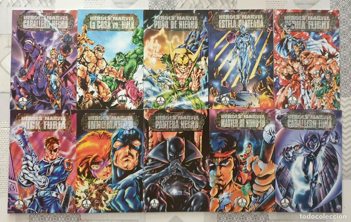 C&oacute;mics: HEROES MARVEL. Colecci&oacute;n completa de 10 comics. Comics Forum 1998 - Foto 1