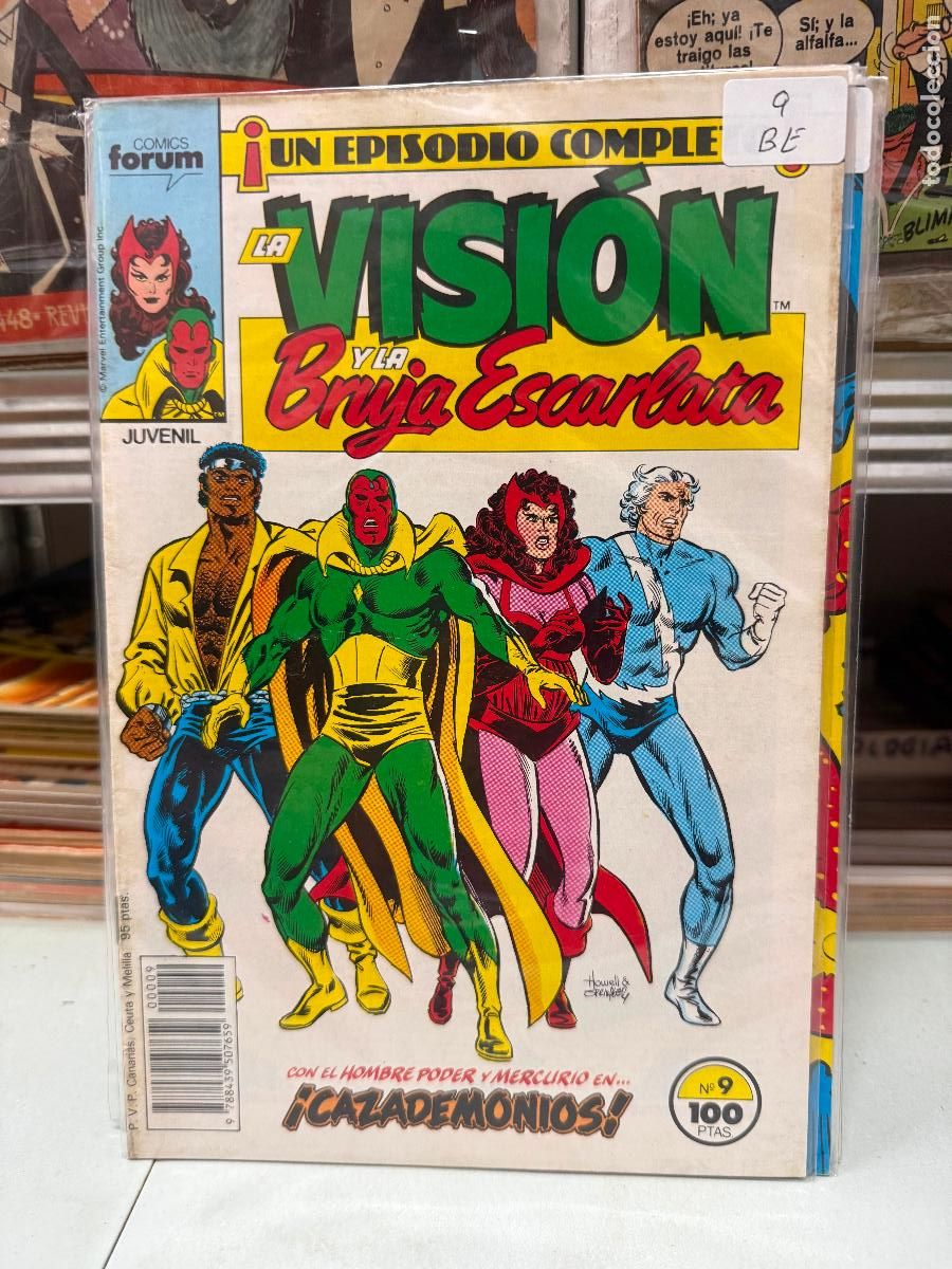 C&oacute;mics: LA VISION Y LA BRUJA ESCARLATA EDITORIAL FORUM NUMERO 9 NORMAL ESTADO - Foto 1