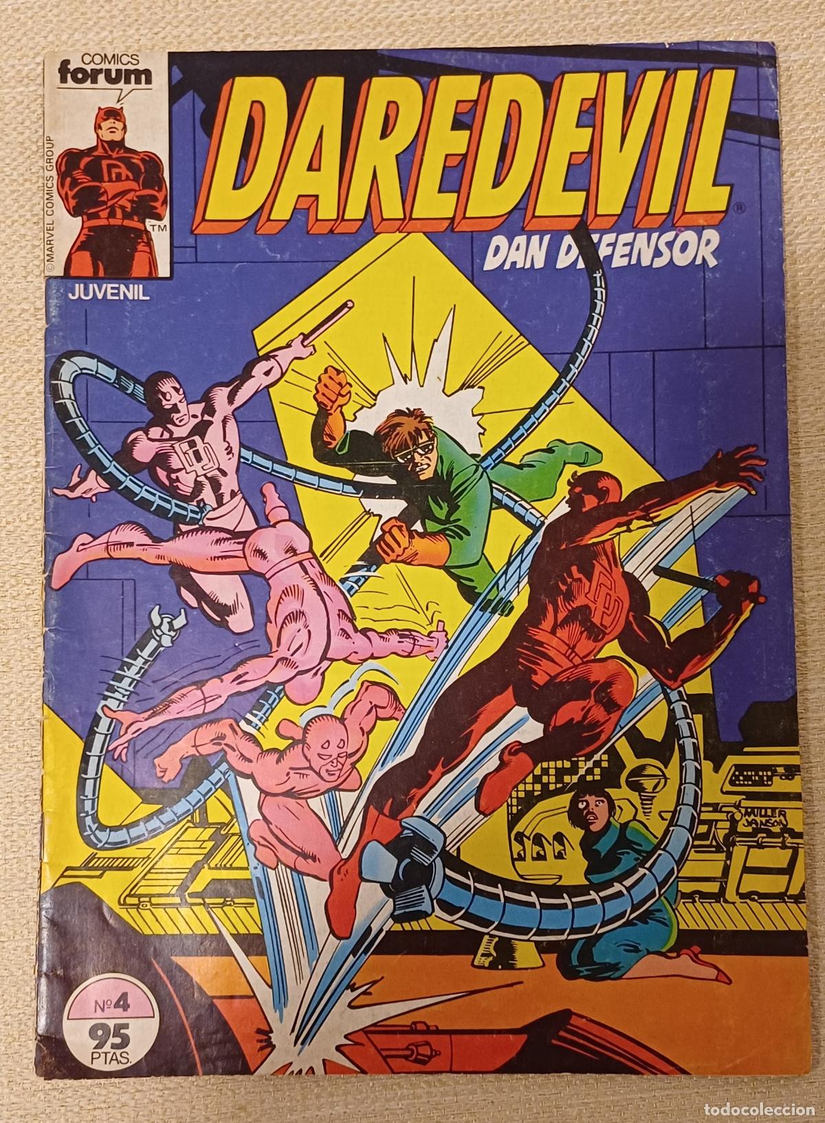 C&oacute;mics: DAREDEVIL VOLUMEN 1 N&Uacute;MERO 4. FRANK MILLER COMICS FORUM 1983 - Foto 1