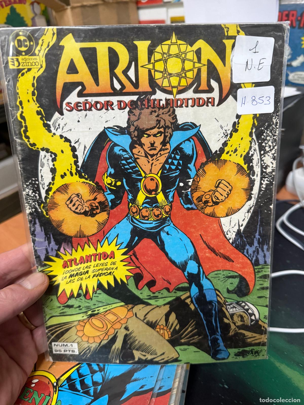 C&oacute;mics: ARION SE&Ntilde;OR DE LA ATLANTIDA EDITORIAL ZINCO NUMERO 1 - Foto 1