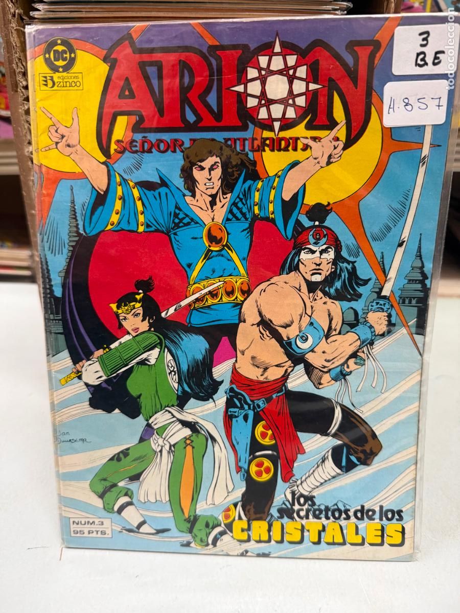 C&oacute;mics: ARION SE&Ntilde;OR DE LA ATLANTIDA EDITORIAL ZINCO NUMERO 3 - Foto 1