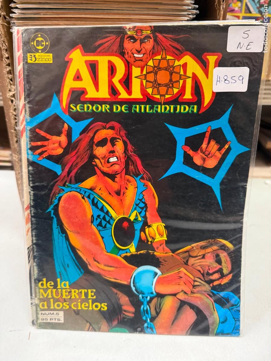 C&oacute;mics: ARION SE&Ntilde;OR DE LA ATLANTIDA EDITORIAL ZINCO NUMERO 5 - Foto 1